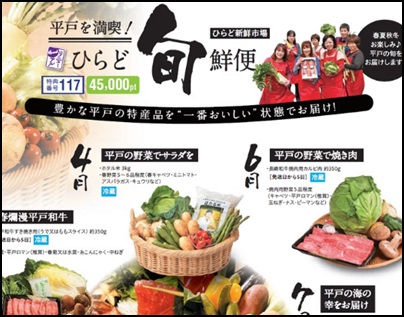 平戸市のふるさと納税　平戸旬鮮便　野菜、肉、魚が10回届く